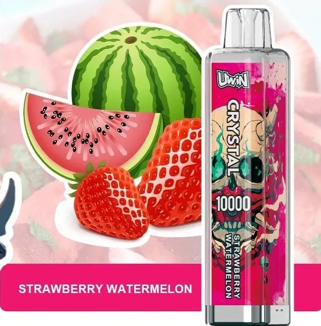 Uwin Crystal 10000 Puffs Vape - jagoda lubenica: Hrvatsko Ljeto u Džepu, Zauvijek Živo!